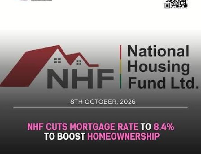 NHF cuts mortgage rate from 13.5% to 8.4% to boost homeownership in Ghana